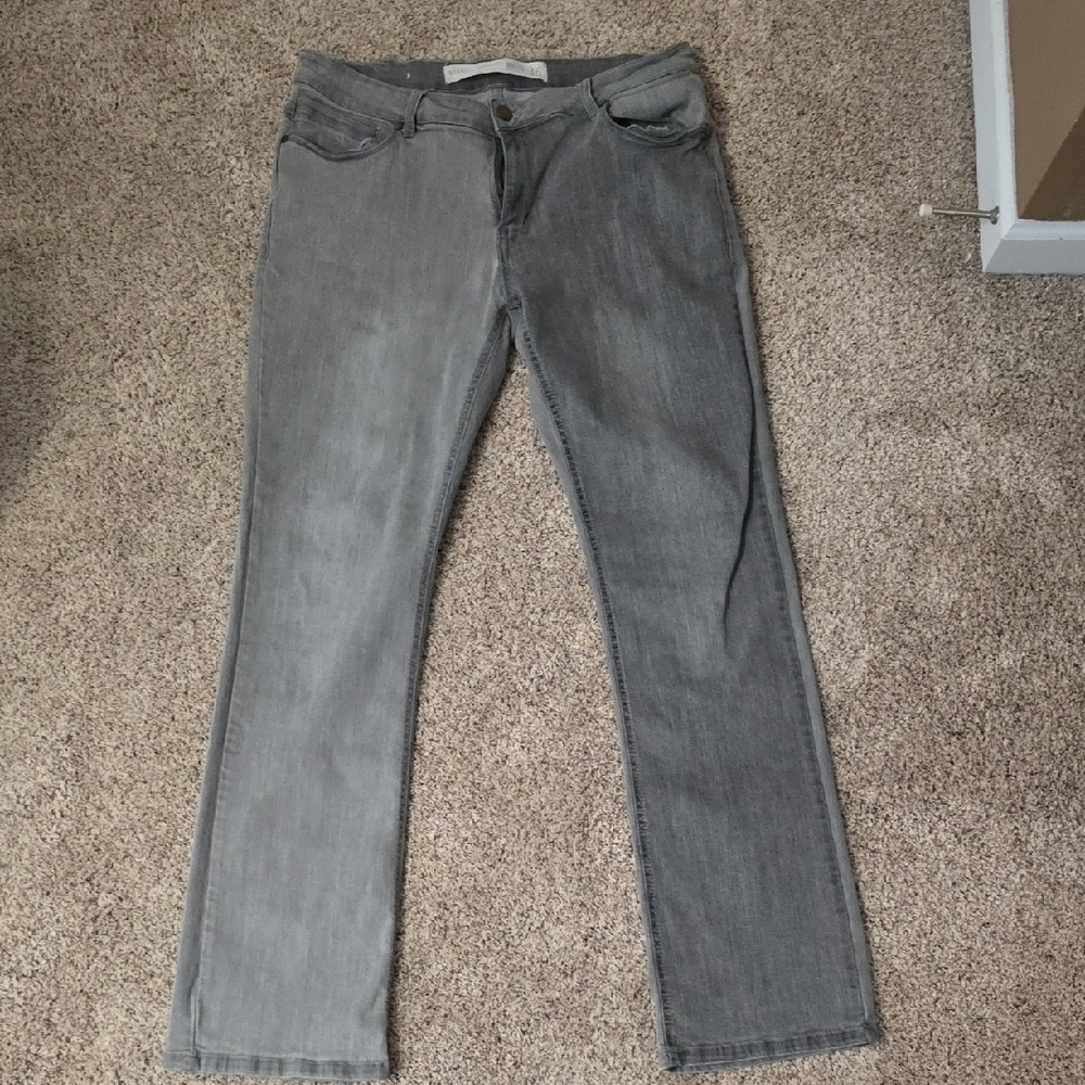 Barbell Apparel Bootcut Jeans - Light Grey